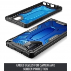 Poetic Galaxy Note 10 Plus Affinity Serisi Klf (MIL-STD 810G)-Blue