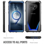 Poetic Galaxy Note 9 Guardian Rugged Bumper Klf-Blue