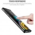 Poetic Galaxy Note 9 Temperli Cam Ekran Koruyucu (Siyah)