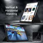 JETech Galaxy Tab S10 FE Plus Rotating Klf-Black
