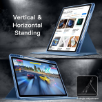 JETech Galaxy Tab S10 FE Plus Rotating Klf-Blue