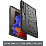 Poetic Galaxy Tab S7 Plus TurtleSkin Serisi Klf (12.4 in)-Black