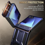 Poetic Galaxy Z Flip 7 Spartan Klf-Midnight Blue 