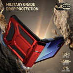 Poetic Galaxy Z Flip 7 Spartan Klf-Metallic Red