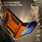 Poetic Galaxy Z Flip 7 Spartan Klf-Metallic Orange 