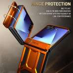 Poetic Galaxy Z Flip 7 Spartan Klf-Metallic Orange 