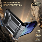 Poetic Galaxy Z Flip 7 Spartan Klf-Metallic Gun Metal 