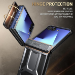 Poetic Galaxy Z Flip 7 Spartan Klf-Metallic Gun Metal 