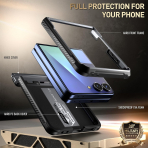 Poetic Galaxy Z Flip 7 Spartan Klf-Metallic Gun Metal 