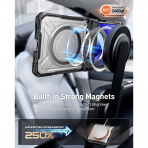 Poetic Galaxy Z Flip 8 MagSafe Darbe Korumal� K�l�f-Black/Clear