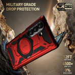Poetic Galaxy Z Fold 7 Spartan Klf-Red