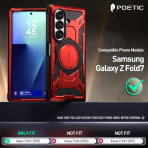 Poetic Galaxy Z Fold 7 Spartan Klf-Red