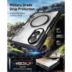 Poetic Galaxy Z Fold 8 MagSafe Ekran Koruyuculu K�l�f-Black/Clear