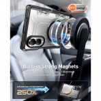 Poetic Galaxy Z Fold 8 MagSafe Ekran Koruyuculu K�l�f-Black/Clear