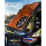 Poetic Galaxy Z Fold 8 Ultra MagSafe Standl� K�l�f-Metallic Orange