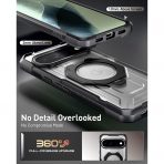 Poetic Google Pixel 11 Pro XL D�ner Standl� K�l�f-Black/Clear