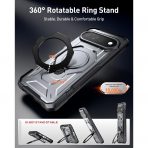 Poetic Google Pixel 11 Pro XL D�ner Standl� K�l�f-Metallic Gun Metal