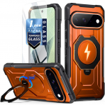 Poetic Google Pixel 11 Pro XL D�ner Standl� K�l�f-Metallic Orange