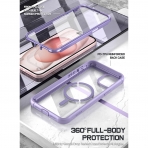 Poetic Guardian MagPro Serisi Apple iPhone 15 Klf -Purple