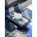 Poetic Guardian MagPro Serisi Apple iPhone 15 Pro Max Klf -Blue