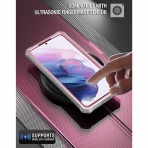 Poetic Guardian Serisi Galaxy S22 Klf (MIL-STD-810G)-Pink