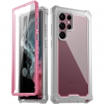 Poetic Guardian Serisi Galaxy S22 Ultra Klf (MIL-STD-810G)-Pink