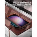 Poetic Guardian Serisi Galaxy S23 Ultra Klf (MIL-STD-810G)-Orange
