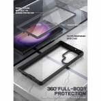 Poetic Guardian Serisi Galaxy S23 Ultra Klf (MIL-STD-810G)-Black