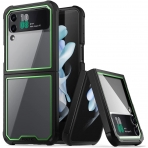 Poetic Guardian Serisi Galaxy Z Flip 4 Klf (MIL-STD-810G)-Green