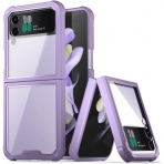 Poetic Guardian Serisi Galaxy Z Flip 4 Klf (MIL-STD-810G)-Purple