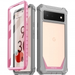 Poetic Guardian Serisi Google Pixel 6 Klf (MIL-STD-810G)-Pink