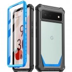 Poetic Guardian Serisi Google Pixel 6 Klf (MIL-STD-810G)-Blue