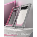 Poetic Guardian Serisi Google Pixel 6 Pro Klf (MIL-STD-810G)-Pink