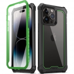 Poetic Guardian Serisi iPhone 14 Pro Max Darbeye Dayankl Klf-Green