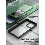 Poetic Guardian Serisi iPhone 14 Pro Max Darbeye Dayankl Klf-Green