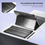 ProCase Microsoft Surface Pro 12 Standl Klf-Black