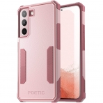 Poetic Neon Serisi Galaxy S22 Klf (MIL-STD-810G)-Light Pink