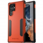 Poetic Neon Serisi Galaxy S22 Ultra Klf (MIL-STD-810G)-Orange