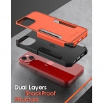 Poetic Neon Serisi iPhone 13 Mini Darbeye Dayankl Koruyucu Klf-Orange