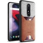 Poetic OnePlus 6 Nubuk Kartlkl Klf-Brown