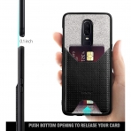 Poetic OnePlus 6 Nubuk Kartlkl Klf-Black