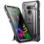 Poetic LG G8 ThinQ Revolution Serisi Klf (MIL-STD-810G)-Black