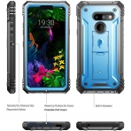 Poetic LG G8 ThinQ Revolution Serisi Klf (MIL-STD-810G)-Blue