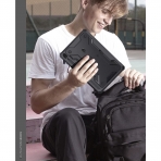 Poetic Revolution Serisi Galaxy Tab S7 FE Klf (12.4 in)-Black