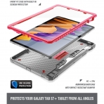 Poetic Revolution Serisi Standl Samsung Galaxy Tab S8 Klf-Pink