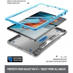 Poetic Revolution Serisi Standl Samsung Galaxy Tab S8 Klf-Blue