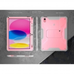 Poetic Revolution Serisi Standl iPad 10.Nesil Klf (10.9 in)-Pink Gray