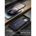 Poetic Revolution Serisi iPhone 14 Pro Klf (MIL-STD-810G)-Navy Blue