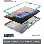 Poetic Galaxy Tab S7 Plus Revolution Serisi Klf (12.4 in)-Blue 