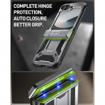 Poetic Spartan Galaxy Z Flip 6 Klf (MIL-STD-810G)-Metallic Gun Metal 